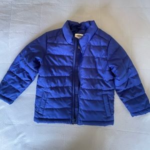COPY - Warm puff jacket for kids size 5 Old Navy. Very good condition ,blue.